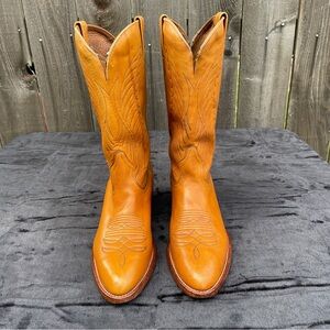 Boulet 0100 10D Western Dress Boot Vintage 1980's Made in Canada